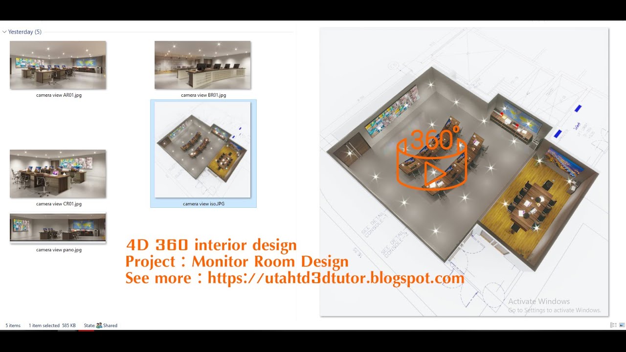 4D design 360 interior & architect design visual services : Monitor ...