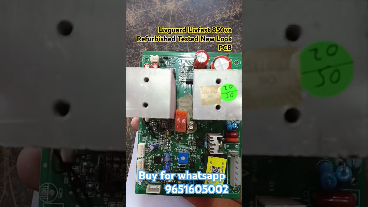 Livguard Livfast 850va Refurbished Tested New Look PCB 