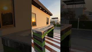 Rooftop Barbecue Area Design In Central Park