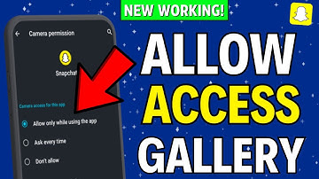 How to Allow Camera Roll Access on Snapchat (2024)