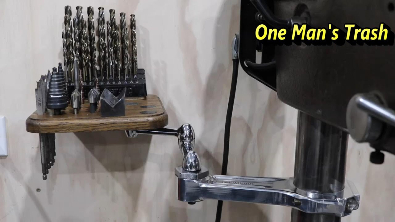 Drill press bit holder build
