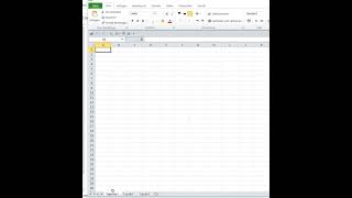 Schritt 1 Eine Excel Datei erstellen, benennen und formatieren Mehrspaltige Datenbanken in Excel