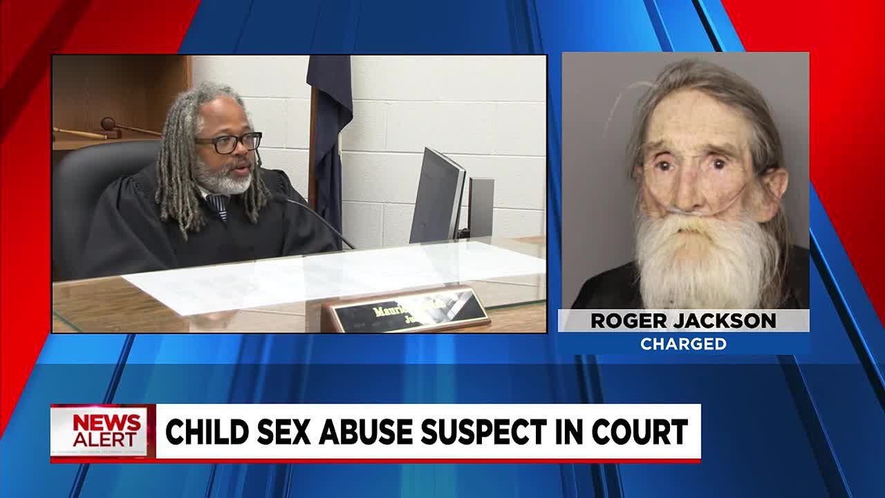 Man charged with child sex abuse appears in court