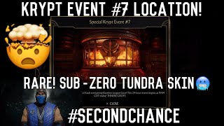 MK11 - KRYPT EVENT #7 LOCATION! (RARE! Sub-Zero Tundra Skin & Mask!) #SecondChance