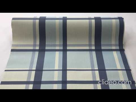 Німецькі шпалери 926814, що миються, у велику синю та блакитну карту, вінілові на флізеліновій основі, тиснені, видео 3