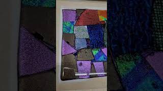 Dichroic Glass Cabochons, handmade in our home kiln @backtoearthcreations