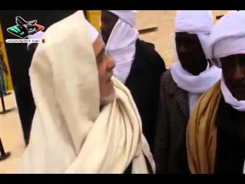 الزنتان إستقبال وزير الدفاع قبايل التبو الزنتان 4