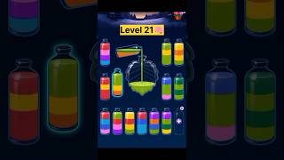 Water Sort Puzzle Level 21 Solve🧠 #Shorts #WaterSortPuzzle #WaterPuzzle