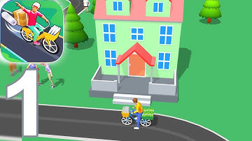 Paper Delivery Boy Gameplay Walkthrough Part 1 (iOS Android)