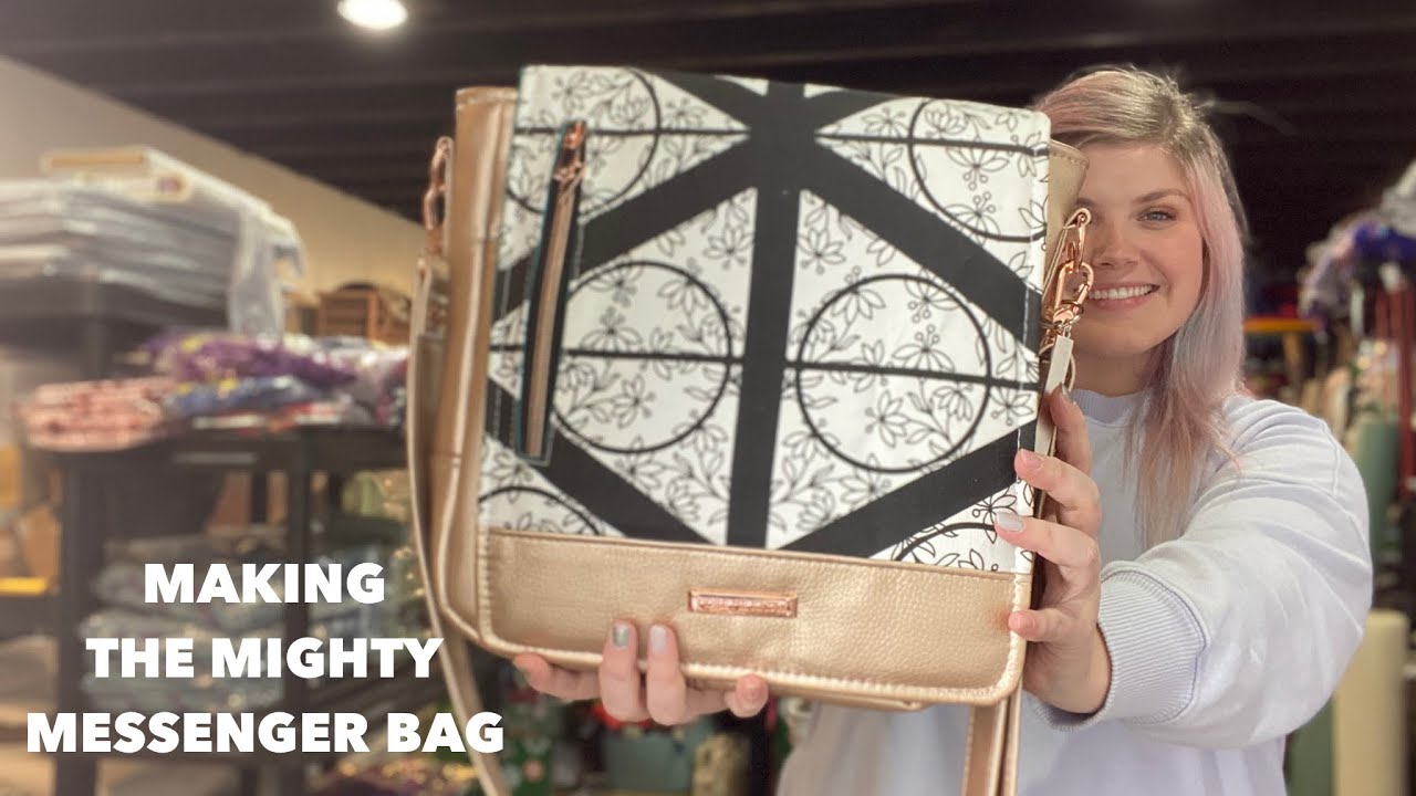 Sewing with Ben! Making The Mighty Messenger Bag by Fierce Kitten Studios