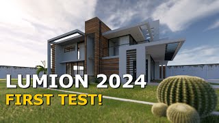Lumion 2024 First Test | Modern Villa Render