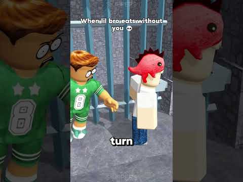 When lil bro eats without you 💀  #shorts #roblox #robloxanimation #usa