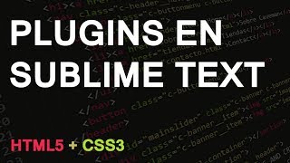 HTML5 - Instalar plugins para Sublime Text 3 screenshot 2