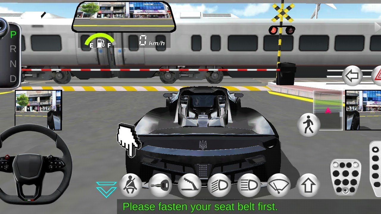 New Black Lamborghini Top Speed In Parking 3D Driving Class Simulator #Emaan Gaming#