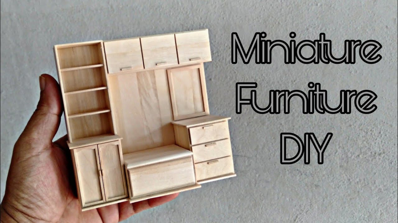 DIY Miniature Furniture From Ice Cream Stick