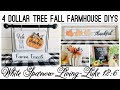 4 HIGH END DOLLAR TREE DIYS | FALL FARMHOUSE HOME DECOR