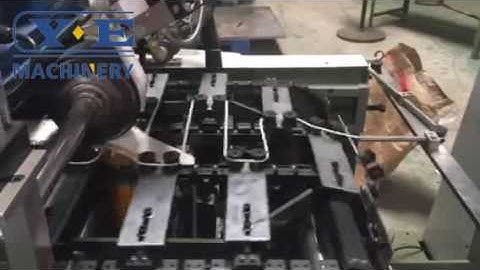 hot melt glue paper handle machine