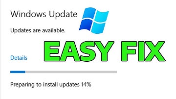 How To Fix Microsoft Windows Updates Stuck at Preparing to Install