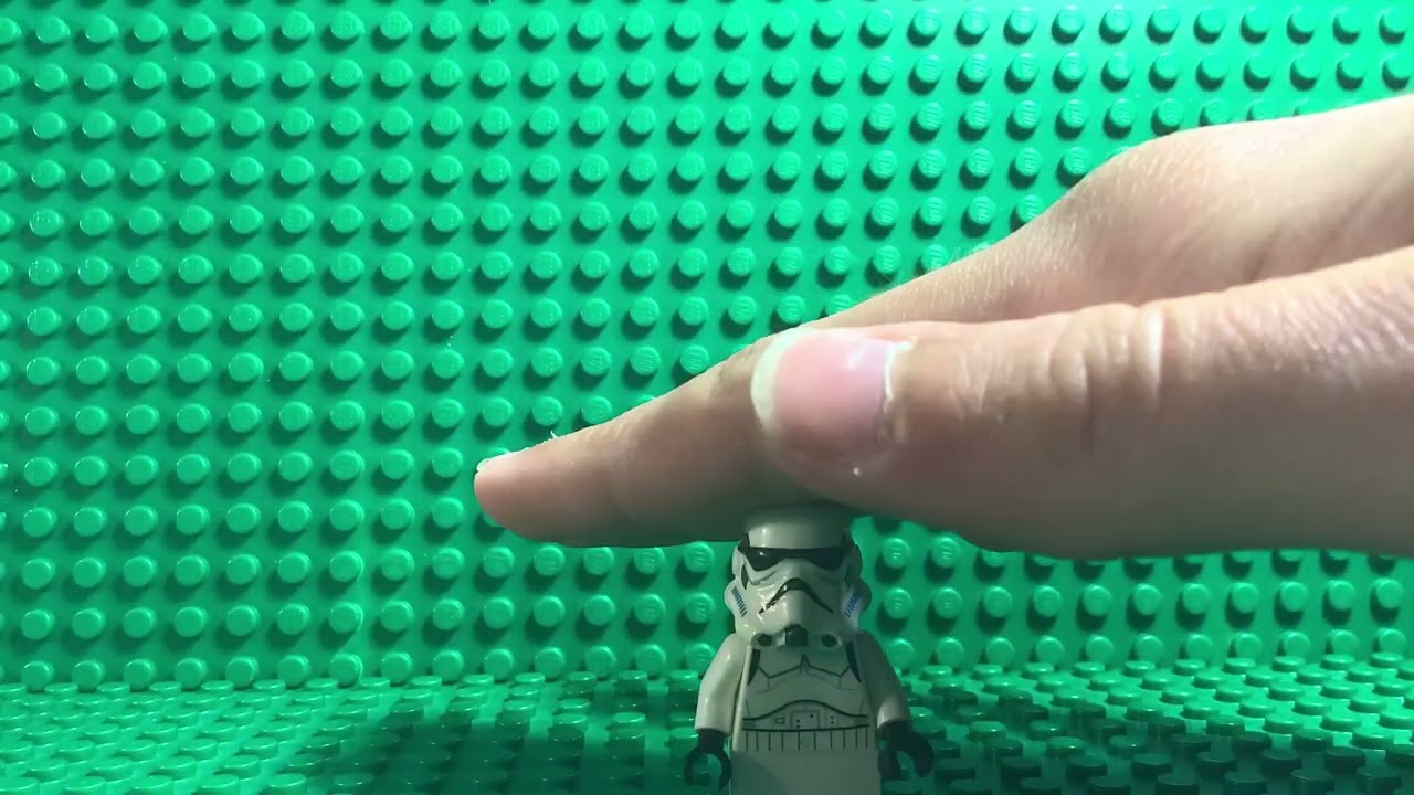 Lego Stormtrooper Gets Squished