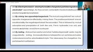 Colloidal system part 2 #BSc #Uni of Lko# Properties #coagulation #goldnumber # Protective colloids@