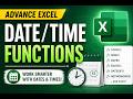Master Excel Date & Time Functions in One Video | Advanced Excel