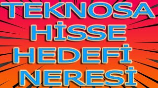 Bi̇st 100 Teknosa Hi̇sse Tekni̇k İz Ve Yorumu Hi̇sse Yorumu