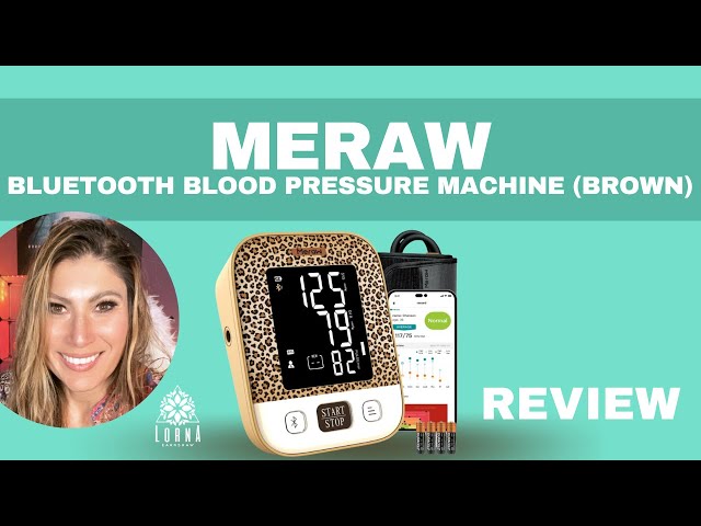 Meraw Blood Pressure Monitor Automatic Large, Blood Pressure Machine Home  Use, Blood Pressure REVIEW 