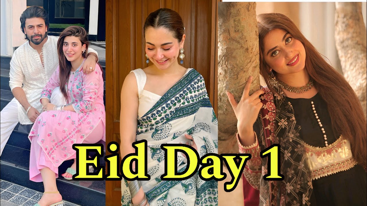 Pakistani Actress Eid Looks Day 1 💥