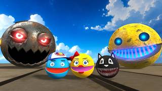 Iron Pacman Vs Yellow Robot Pacman