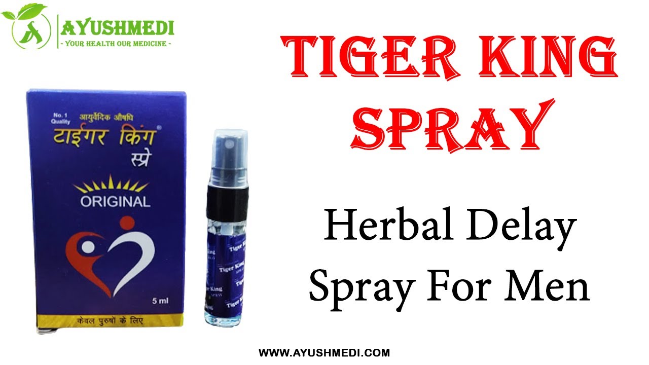 Tiger King Spray Herbal Delay Spray For Men Naman India Ayushmedi