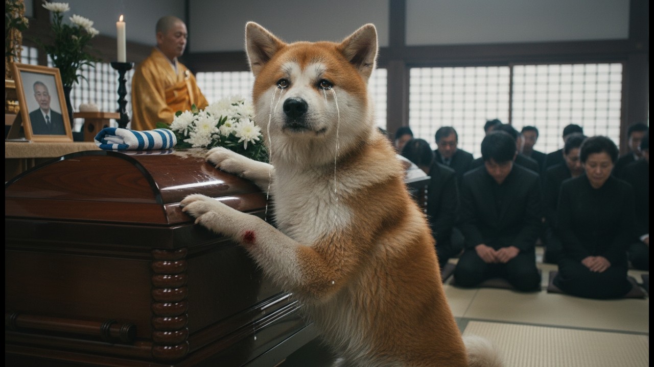 飼い主の葬儀に現れた秋田犬―参列者全員が泣いた犬の行動とは