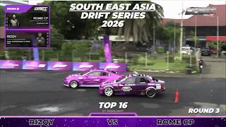 Rome Cp Vs Rizqy - South East Asia Drift Series Round 3 Top 16