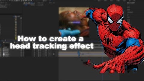 How to create a head tracking effect？#ae #movie #film #edit
