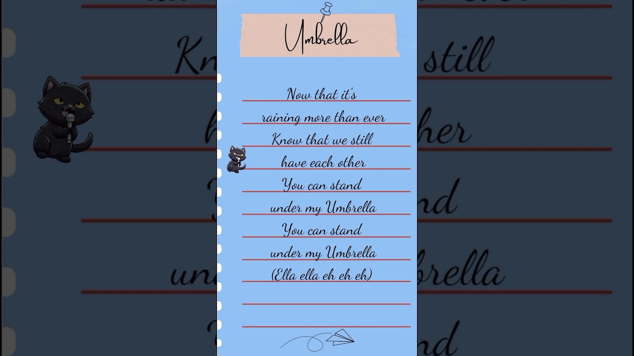 Umbrella / Ember Island ( lyrics ) 