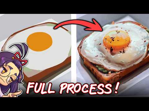 How I create colorful digital paintings