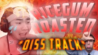 RICEGUM ROAST DISS TRACK! (OFFICIAL MUSIC LYRIC VIDEO) *WARNING FIRE!*