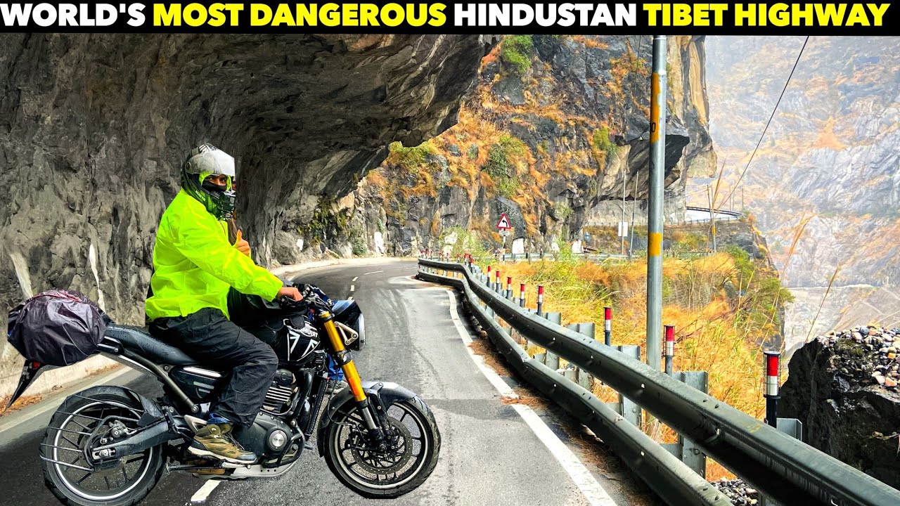 World's Most Dangerous Road | Kinnaur Valley | Narkanda to Kalpa | Triumph Bike Ride | Spiti Valley