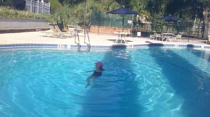 Enjoying the pool Sylvia Thompson with seasparkle ...