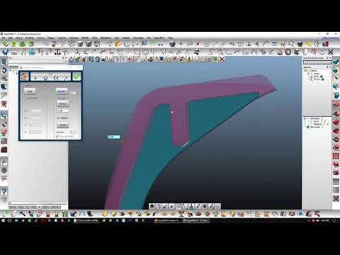 hyperCAD-S 2017.2 - Surface Extend with Filling Function