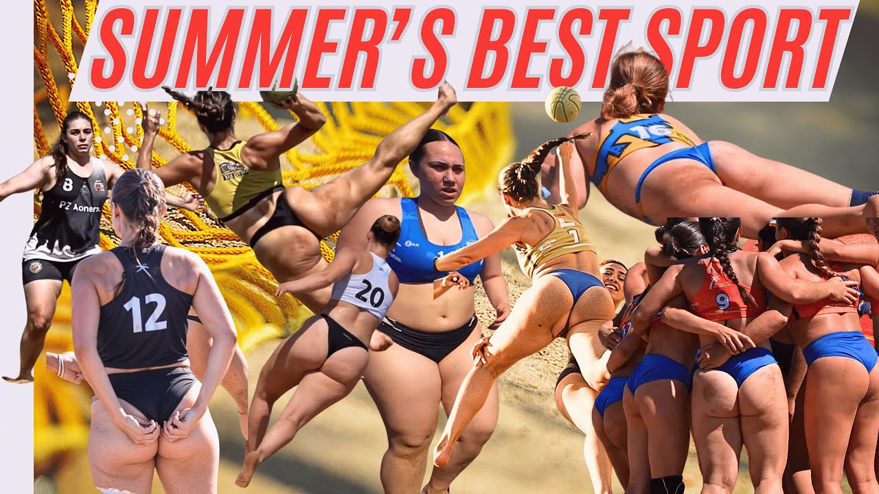 Женский пляжный гандбол захватывает лето.