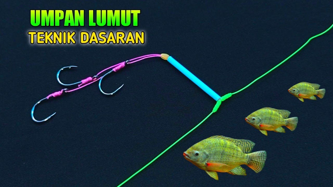Rangkaian Pancing Umpan Lumut - Teknik Dasaran