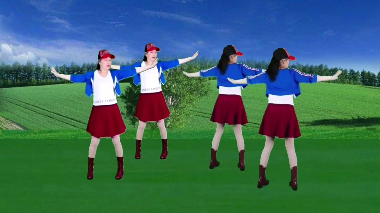 伤感情歌广场舞《你永远不懂我》动感时尚水兵舞，简单又好看易学