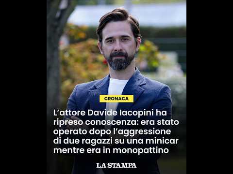 Video Davide IACOPINI riprende CONOSCENZA, era stato operato dopo laggressione sul suo monopattino