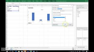 Excel:  draw bar graph from data (nominal variable)