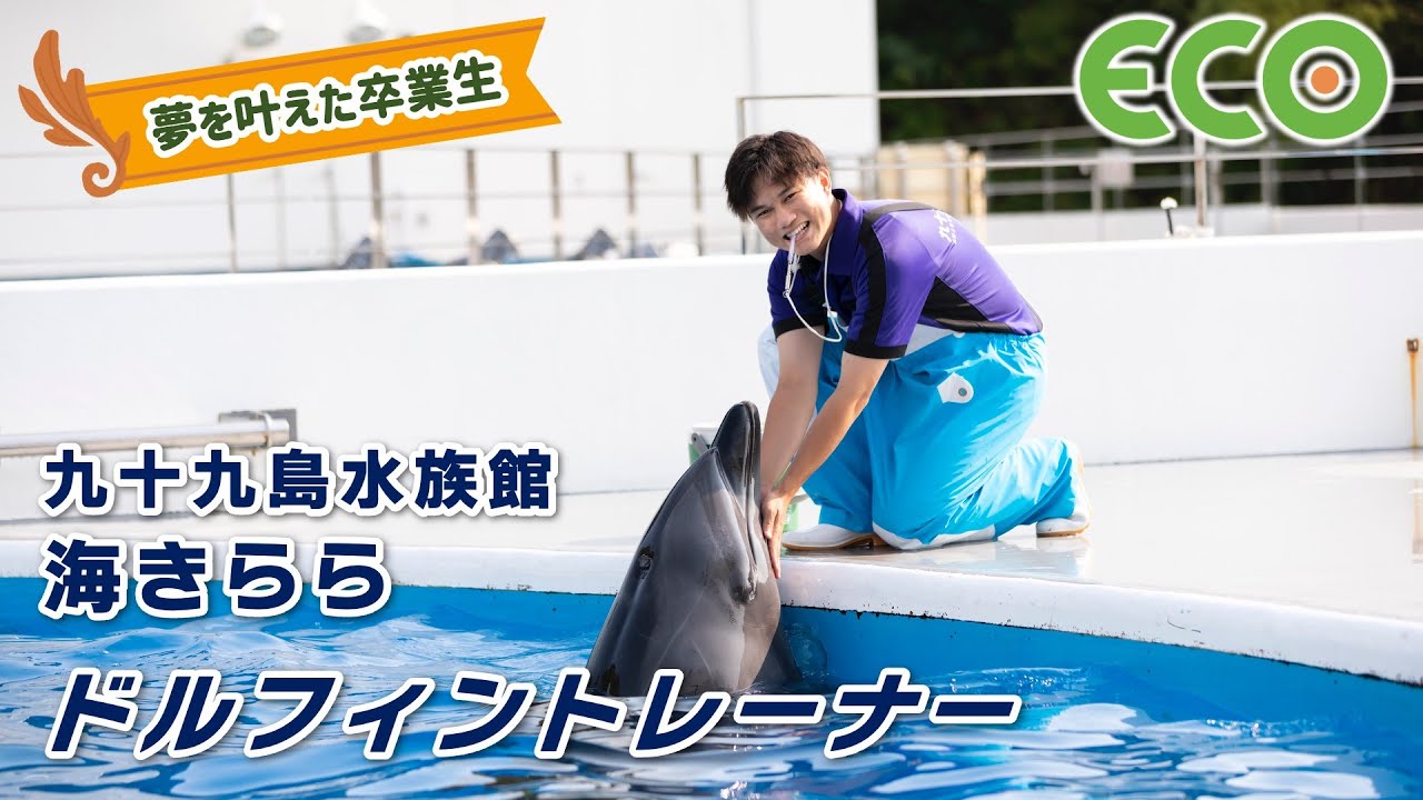 ドルフィントレーナー】九十九島水族館海きらら【夢を叶えた卒業生
