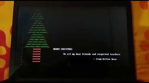Merry Christmas wish using C and C++ programming