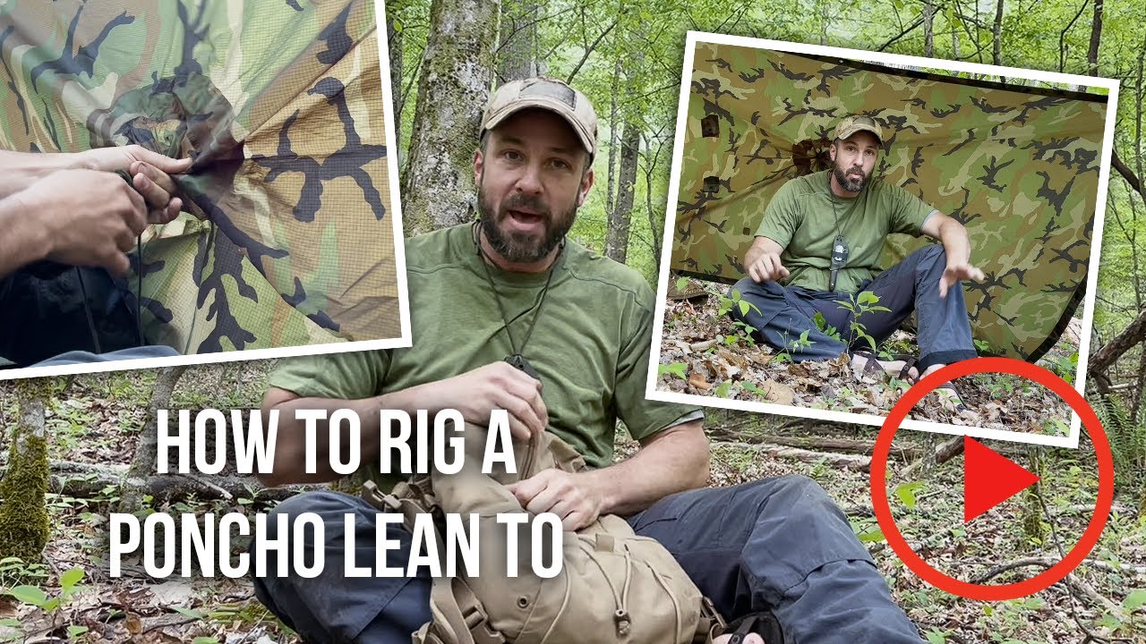 How to Rig a Poncho Lean To - YouTube