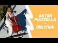 Piazzolla  oblivion par patricia neels au violoncelle  concerts  domicile