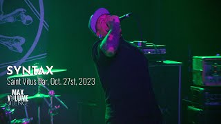 SYNTAX live at Saint Vitus Bar, Oct. 27th, 2023 (FULL SET)