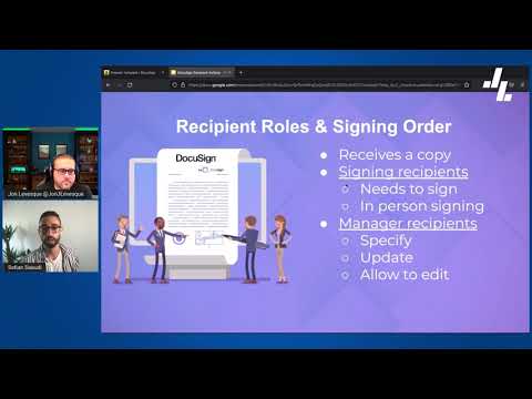 DocuSign Tutorial - Signing Order